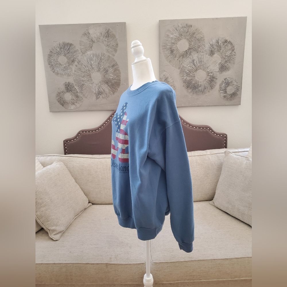 Disneyland By Hanes Crewneck Sweatshirt Sz Lg - Picture 5 of 11